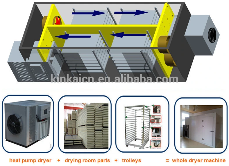 Altaqua Heat Pump Food Fruit Fish Dryer Professional Industrial Food Dehydrator Machine
