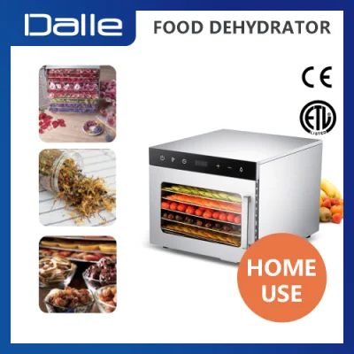 6 Trays New Design Commercial Stainless Steel Food Dehydrator with Great Price
