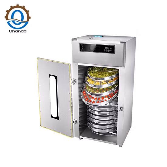 Professional Dehydrator Fruit Industrial Meat Food Cassava Commercial Stainless Steel Vegetables Dehydrator Machine