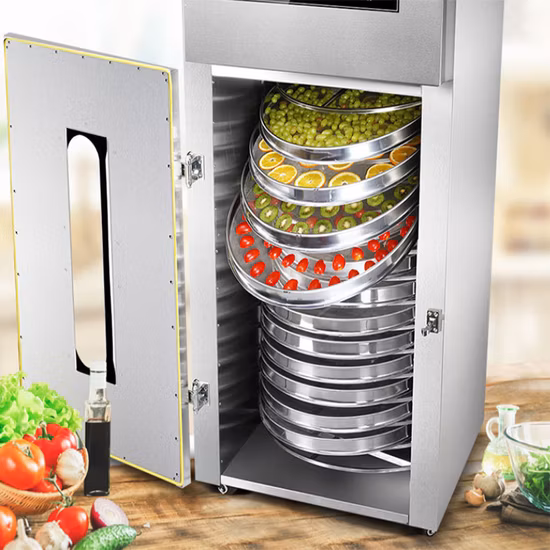 Professional Dehydrator Fruit Industrial Meat Food Cassava Commercial Stainless Steel Vegetables Dehydrator Machine
