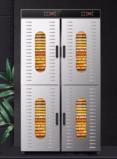 Adjustable Dryer LED Touch Control Design 6 Stainless Steel Trays Food Dehydrator