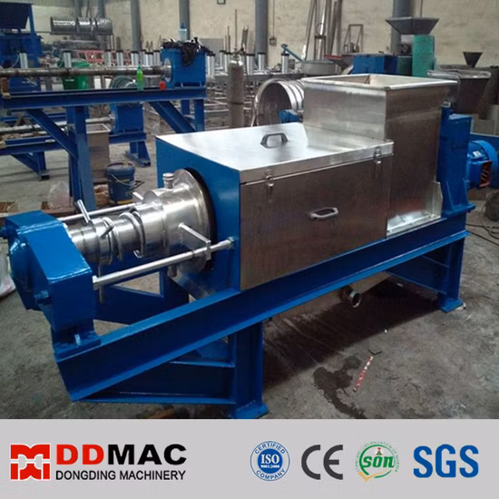 Screw Press Forage Grass Dewatering Machine, Fruit and Vegetable Dehydrator for Grapes, Seabuckthorn, Pomegranates, Ginger, Spinach